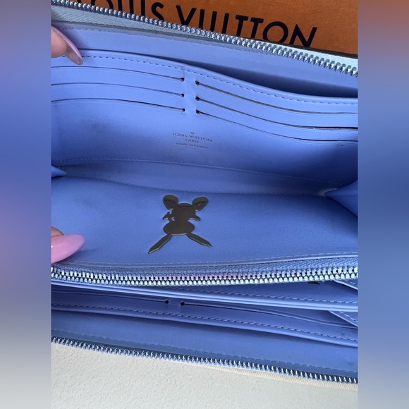 Louis Vuitton Van Gogh Jeff Koons Masters Collection Leather Zippy Wallet RARE - Picture 10 of 16